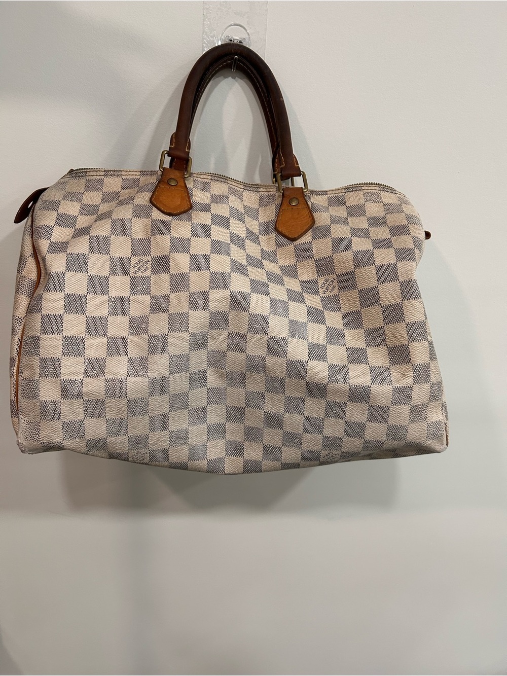 Authentic Louis Vuitton Speedy 30 Damier azur